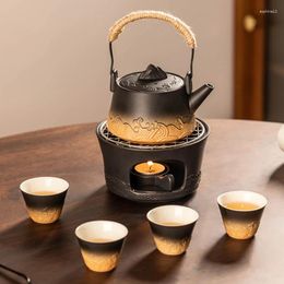 Teaware Sets Household Ceramic Candle Holder Heating Tea Cooker