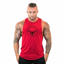 muscleguys Summer Men Clothing Bodybuilding Tank Tops Man Undershirts Casual Fitn Vest gym singlets stringer homme j4ad#