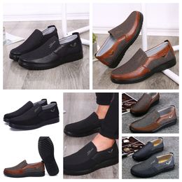 GAI sneakers Shoe Casual Shoes Men Single Business Rounds Toe Soft Sole Slipper Flat Mens Classic comfortable shoes soft sizes EUR 38-50