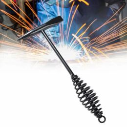 Hammer High Hardness Welding Hammer Spring Handle High Carbon Steel Derusting Hammer Remove Excess Welding Slag Electric Weld