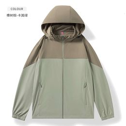 New Product Summer Coat Couple Skin Coat Brim Upf50+Anti UV Ice Sunscreen Clothing Outdoor Sports Sunscreen Clothing Loose and Breathable Versatile Top