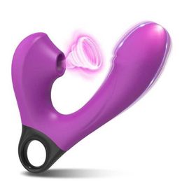 Hip Strong Vibration Suction Massage Stick 10 Frequency Vibration 5 Female Sex Toys Products Toy Vibrators For Women 231129