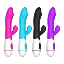 Chic Adult Sex Vibrates Toys Double Head Rechargeable Vibrating Massage Stick Vibrators For Women 231129