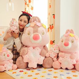 2024 Hot Sale Wholesale Cute Cherry Blossom Squirrel plush Toys Children's Games Playmates Holiday Gifts Room Decor Holiday Gifts