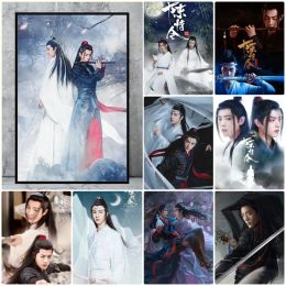 Stitch 5D DIY Diamond Painting The Untamed Full Drill Diamond Mosaic Wei Wuxian Lan Wangji Xiao Zhan Cross Stitch Set Home Decor