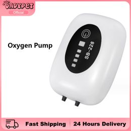 Accessories Aquarium Air Pump USB Rechargeable Oxygen Pump Fish Tank Bubbler Quiet Operation Automatic Startup for Indoor and Outdoor