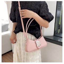 TOP 2024 Designer bag Small French minimalist women's bag new fashionable and trendy super hot single shoulder bag, solid Colour versatile crossbody underarm bag