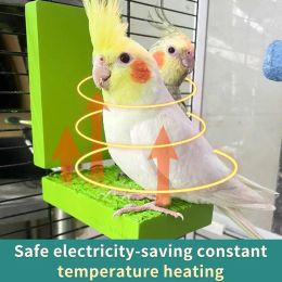 Nests 5w Bird Heated Perch Low Pressure Constant Temperature Heating Foot Platform For Parrot Hamster Chinchilla