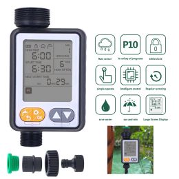 Kits Large Screen Display Garden Watering Timer Digital Programmable Irrigation Controller Lawn Flower Plant Automatic Watering Tool