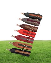 Bag Parts Accessories 140cm Fashion Canvas Wide Stripe Strap For Women Bags Designer Handbags Handle Shoulder Crossbody Chains1012924