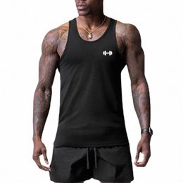 mesh Gym Clothing Summer Quick Dry Fitn Tank Top Men Muscle Sleevel Shirt Slim Fit Base Layer Sports Undershirt A9Al#