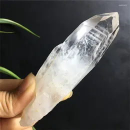 Decorative Figurines 8-10cm Clear Natural Quartz Crystal Point Wand Points Obelisk Healing Mineral Samples Stones