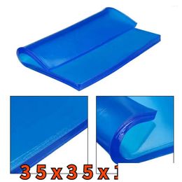 Car Seat Covers Ers Blue 35X35X1Cm Diy Modified Motorcycle Cushion Gel Pad Cool Absorption Mat For Chair Drop Delivery Automobiles Mot Otxfh