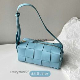 High-grade Botteega Veneeta Handbag Leather Bags Brick Bag One-shoulder Girl Designer Cassette Same Knitted Underarm Ladies Spring 2023 Summer Women'sIL27