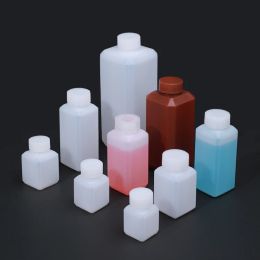 Jars 10Pcs HDPE Lotion Bottles Portable Square Travel Bottle Empty Shampoo Bottle Mini Refillable Cosmetic Container