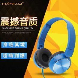 Headphones Earphones Fengxing 2066 headset wired remote control with microphone game karaoke mobile phone general H240326