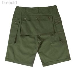 Men's Shorts Mens Shorts USMC P44 shorts HBT retro WWII US training underwear tactical running board bottom Army green pocket large 24325