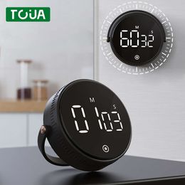 LED Magnetic Kitchen Digital Manual Countdown Timer Alarm Clock Cooking Shower Study Fiess Stopwatch Time Master