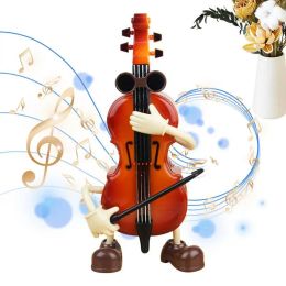 Boxes Cute Cello Music Box Manual Decorative Vintage Table Desk Decoration Durable Stem Funny Creative Toy For Birthday New Year Gift