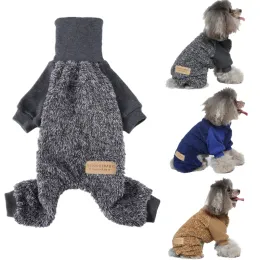 Sweaters Dog Sweater Warm Dog Clothes Winter Turtleneck Sweater Pet Dog High Collar Clothes For Small Medium Dogs Coat Soft Fleece Jumper