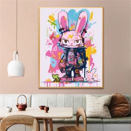 Number Painting by Numbers For Adult Painted Rabbit Dropshipping Canvas Oil Home Decor