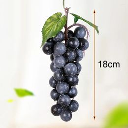 Decorative Flowers Artificial Decor Grape Home Fake Fruit PVC Party Crafts Fruits Layout Lifelike Office Play Toys Simulation