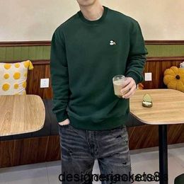 Designer High Luxury New Product LW Green Exclusive Edition~Men's and Women's Same Cotton Plush Sweater Exclusive New Product Live Broadcast 7EE3