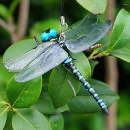 Garden Decorations Simulation Dragonfly Mosquito Repellent Insect Model Ornaments Hanging Outdoor Animal Realistic G5U9