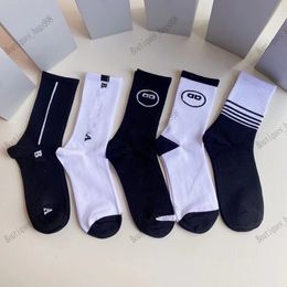 Designer classic fashion luxury embroidered shark socks cotton breathable socks classic Colours and styles for men and women.