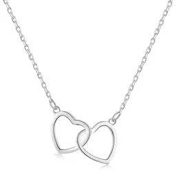 Chains Japan And South Korea 925 Silver Necklace Female Niche Simple Caring Plain Collarbone Chain Versatile High-end