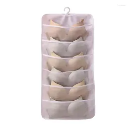 Storage Bags Underwear Organiser For Closet With Mesh Pockets Non-woven Cloth Space Saver Bag Lingerie