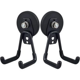 Rails 2PCS Strong Magnetic Hook Heavy Duty Strong Magnet Skateboard Hook Nonslip Bike Hook Storage Hook Ladder Gardening Tools