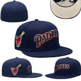 Unisex Wholesale Padres Snapbacks sox Baseball Designer Luxury Fitted Caps Letter Size Hats new era caps Bucket Hat mlbs caps Flat Peak Men Women Full Closed 7-8 a2