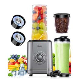 1200W is Milkshakes Smoothies. the VEWIOR Personal Blender Comes 6-blade Blade, A 17 481.9 23.8 Ounce (approximately 652.0 Grams) BPA Free Accompanying Cup,