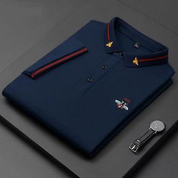 designer polo Brand Embroidery quality mens polo shirts Shirts Designer fashion polo shirts Stripe Standing Embroidered Collar Cotton Fashion Mens Women Polo 6EH6