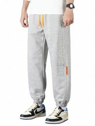 spring Autumn Men's Sweatpants Baggy Joggers Fi Letter Hip Hop Streetwear Plus Size Loose Cott Casual Harem Pants 8XL h6ok#