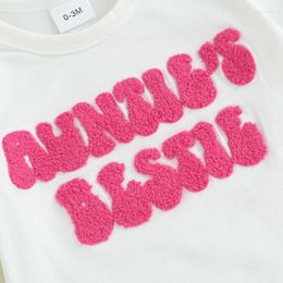 Clothing Sets Born Infant Baby Girl Summer Clothes Short Sleeve Embroidery Letters Romper Bloomer Shorts Outfits Set