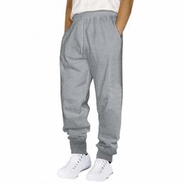 spring Men Loose Pants Fitn Workout Sweatpants Jogging Running Sweatpant Casual Streetwear Autumn Fleece Tracksuit Pant 92ew#