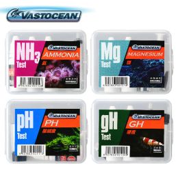 Testing Vastocean Aquatic NO2 PH MG Fish Tank Supplies Freshwater Test Agent Water Quality Control Detection Agent Aquarium Accessories