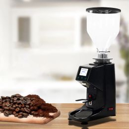 Tools 220V 200W 1.5L Electric Coffee Grinder Espresso Coffee Grinder Flat Whetstone Coffee Miller Touch Panel Bean Crush Make