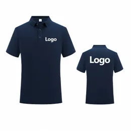 kaising High-Quality Pure Cott Polo Shirt Custom Logo Print Persal Design Tops Embroidery Summer Men And Women Clothing S-4X m8C5#