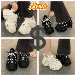 Feet Small Early Spring New Thick Sole Casual Sports Cake Shoes GAI new bigfoot increasing small fellow atumn Thick Sole Dad Shoes casual cute pink white