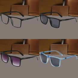 Fashion eyeglass optical designer for woman polarizing uv400 brown lenses glasses optional leopard full frame multicolor square sunglasses lunettes hj079 C4