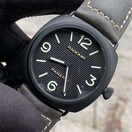 Luxury Panerass Watch Designer 2024 Wristwatches Shot Series Pam00643 Ceramic Manual Mechanical Men's Waterproof Stainless Steel High Quality Movement