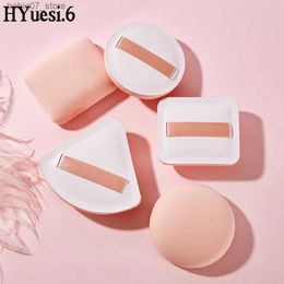 Sponges Applicators Cotton Classic reusable sponge powder puff triangle square round soft makeup for liquid foundation cream concealer blusher Q240325