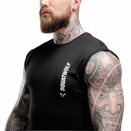 mens Sleevel Vest Wild style Summer Cott Male Tank Tops Gyms Clothing Undershirt Fitn Tanktops summer clothes for men c3c4#