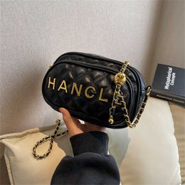 32% OFF Designer bag 2024 Handbags Womens Simple Fashion Lingge Small Fragrant Wind One Shoulder Crossbody Chain