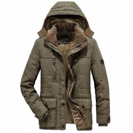 2023 Neue Männer Freizeit Veet Dicke Warme Mantel Wasserdichte Fleece Mit Kapuze Männer Outdoor Jacke Männer Mäntel Hut Windjacken Parka männer X2EY #