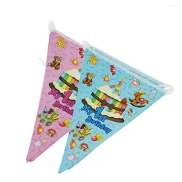 Party Decoration Birthday Cartoon Paper Banner Decorative Children's Holiday Items NA018