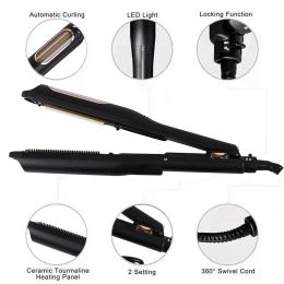 Irons Automatic Crimping Hair Crimper Curler Dry Wet Use Corrugated Irons Ceramic Curling Iron Temperature Control Hair Styling